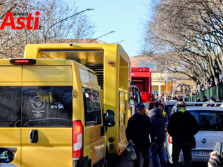 Il passaggio della fiamma nella galleria di Merphefoto