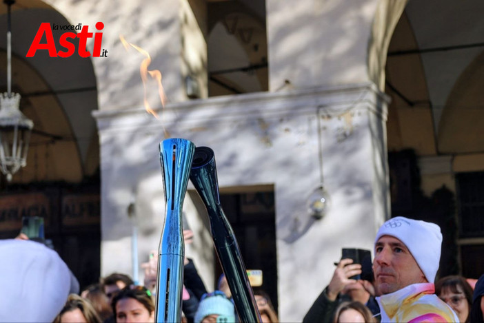 Il passaggio della fiamma nella galleria di Merphefoto