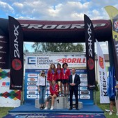 Anche Sabrina Lazzarino, del moto club Alfieri, è salita sul podio agli Europei di enduro