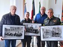 Viotti e Leucci con il comandante e vicecomandante Viotti e Leucci con il comandante e vicecomandante