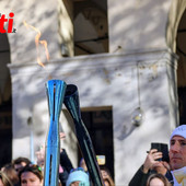 Il passaggio della fiamma nella galleria di Merphefoto