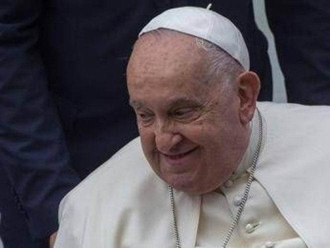 Un'immagine di papa Francesco