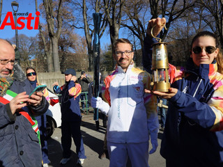 Il passaggio della fiamma nella galleria di Merphefoto