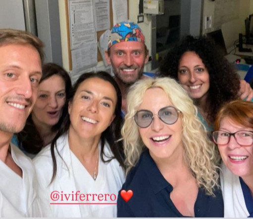 Antonella Clerici ringrazia l'ospedale di Asti: &quot;Con voi la Rm è stata facile&quot;