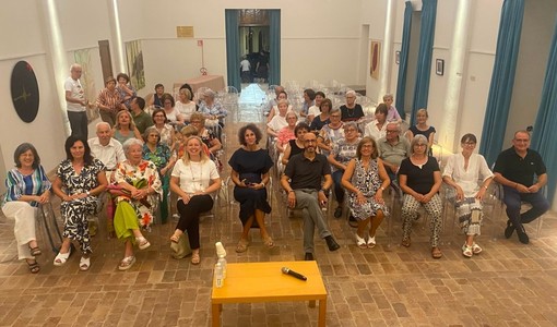 il gruppo degli intervenuti con il dg Gorgoni e il sindaco Mancuso