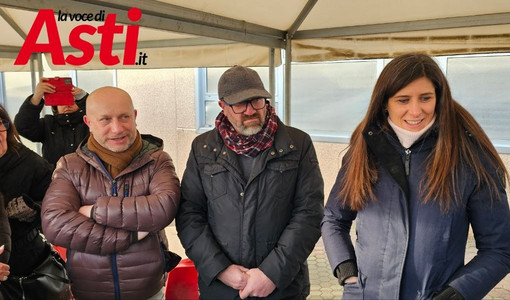 Da sinistra Giorgio Spata, Antonino Iaria e Chiara Appendino