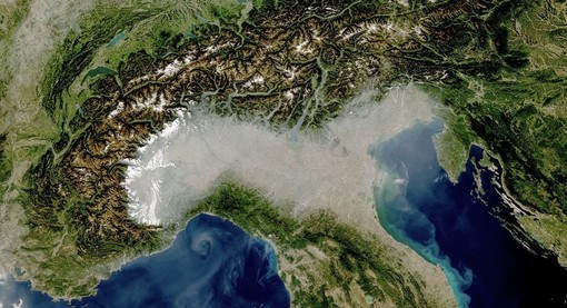 L'inquinamento nella pianura padana visto dai satelliti NASA