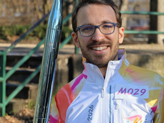 Il passaggio della fiamma nella galleria di Merphefoto