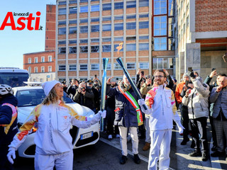 Il passaggio della fiamma nella galleria di Merphefoto