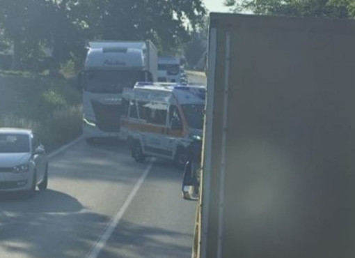 Incidente questa mattina a Palucco, una moto si è scontrata  contro un capriolo