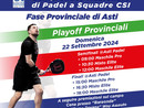 Torna in campo il padel con il Csi Asti