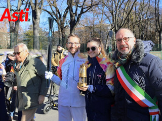 Il passaggio della fiamma nella galleria di Merphefoto