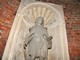 Statua di San Secondo del 1618 all'interno della Torre Rossa. Ph Merfephoto