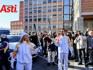 Il passaggio della fiamma nella galleria di Merphefoto