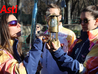 Il passaggio della fiamma nella galleria di Merphefoto