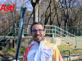 Il passaggio della fiamma nella galleria di Merphefoto