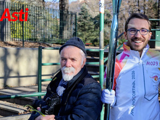 Il passaggio della fiamma nella galleria di Merphefoto