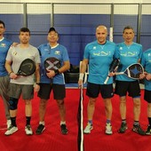 Varaldi, Fasoli, Montalbano (F.T.P. Soc. Coop.) vs. Romano, Capra, Santo (Uni Soluzioni) Varaldi, Fasoli, Montalbano (F.T.P. Soc. Coop.) vs. Romano, Capra, Santo (Uni Soluzioni)