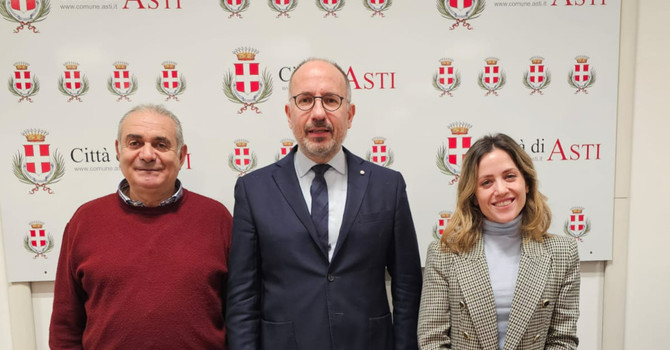 Il consigliere Ferrero, il sindaco Rasero, l'assessore Amasio Il consigliere Ferrero, il sindaco Rasero, l'assessore Amasio