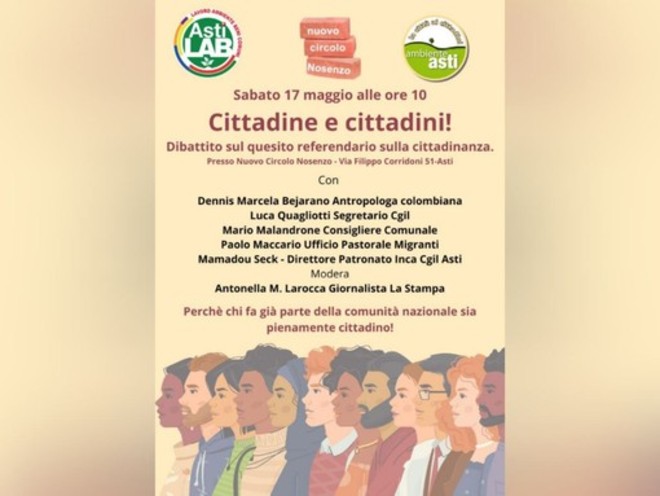 Asti verso il referendum: un dibattito per una cittadinanza più inclusiva