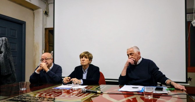 Da sinistra: Paolo Rampini, Rita Sanlorenzo e Mario Renosio Da sinistra: Paolo Rampini, Rita Sanlorenzo e Mario Renosio
