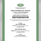 Referendum, ad Asti una lezione pubblica per approfondire le ragioni del Sì e del No Referendum, ad Asti una lezione pubblica per approfondire le ragioni del Sì e del No