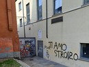Il muro dietro il Teatro Alfieri di Asti Il muro dietro il Teatro Alfieri di Asti