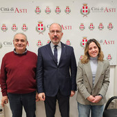 Il consigliere Ferrero, il sindaco Rasero, l'assessore Amasio Il consigliere Ferrero, il sindaco Rasero, l'assessore Amasio