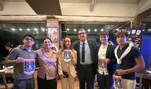 Un momento della serata con i ragazzi protagonisti