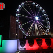 La ruota in occasione del Magico Paese di Natale 2022 (Merphefoto)