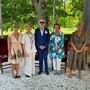 Da sinistra Stefania Soma, Giuliana Cirio, Nino Aragno, Lucia Fracassi ed Evelina Christillin