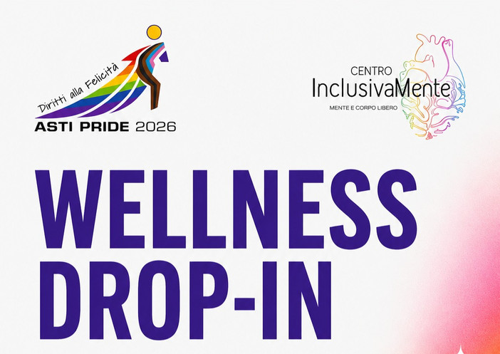 Asti Pride 2026: consulenze gratuite di psicologia e nutrizione per la comunità LGBTQIA+ Asti Pride 2026: consulenze gratuite di psicologia e nutrizione per la comunità LGBTQIA+