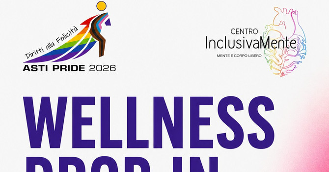 Asti Pride 2026: consulenze gratuite di psicologia e nutrizione per la comunità LGBTQIA+ Asti Pride 2026: consulenze gratuite di psicologia e nutrizione per la comunità LGBTQIA+