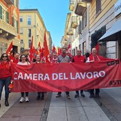 Alcune immagini della manifestazione (Cgil Asti)