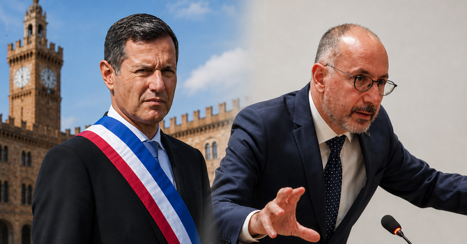 Il sindaco di Valence e il sindaco Rasero