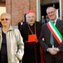 L'ultimo incontro con il cardinal Sodano e con il figlio Paolo a Soglio in occasione di una visita al coetaneo di studi don Luigi Boeri L'ultimo incontro con il cardinal Sodano e con il figlio Paolo a Soglio in occasione di una visita al coetaneo di studi don Luigi Boeri