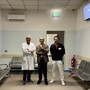 Gianluca Ghiselli (direttore della struttura complessa Pronto Soccorso - Medicina e Chirurgia d’Accettazione e d’Urgenza), Andrea Fabbo (direttore sanitario dell’Asl AT), Massimo Rissone (coordinatore infermieristico Pronto soccorso - Medicina e Chirurgia d’Accettazione e d’Urgenza)