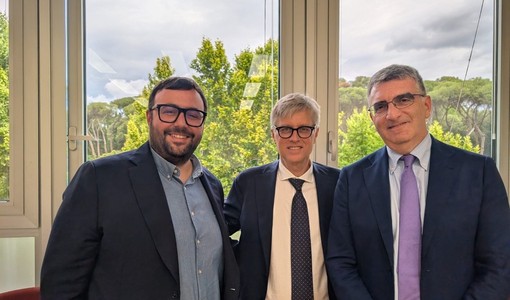 Nell’immagine il  primo incontro avvenuto con il GSE. Da sinistra: Lorenzo Carosso, Presidente di Solar Valley ETS; Luca Barberis, Direttore Direzione Fonti Rinnovabili del GSE; Stefano Sassone, Responsabile Area Tecnica Cisambiente Confindustria