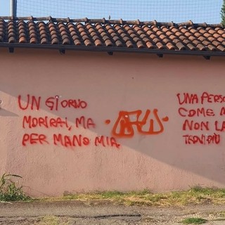 "Un giorno morirai per mano mia": scritta inquietante compare ad Asti