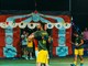 L'esultanza della squadra della Stazione dopo un gol (foto di Mattia Froio)