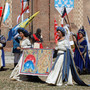 Un'immagine della sfilata storica di Castell'Alfero al Palio 2025
