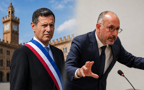 Il sindaco di Valence e il sindaco Rasero