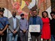 Moncalvo, inaugurata l'opera di street art sulla cabina di E-Distribuzione