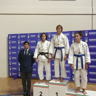 Il podio della coppa cadetti di Judo