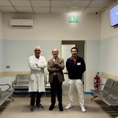 Gianluca Ghiselli (direttore della struttura complessa Pronto Soccorso - Medicina e Chirurgia d’Accettazione e d’Urgenza), Andrea Fabbo (direttore sanitario dell’Asl AT), Massimo Rissone (coordinatore infermieristico Pronto soccorso - Medicina e Chirurgia d’Accettazione e d’Urgenza)