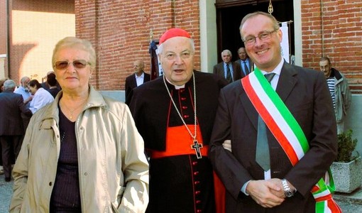 L'ultimo incontro con il cardinal Sodano e con il figlio Paolo a Soglio in occasione di una visita al coetaneo di studi don Luigi Boeri L'ultimo incontro con il cardinal Sodano e con il figlio Paolo a Soglio in occasione di una visita al coetaneo di studi don Luigi Boeri