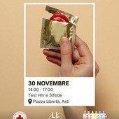 Asti, test gratuiti per HIV e Sifilide in Piazza Libertà il 30 novembre