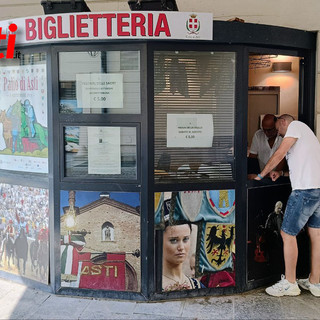 La biglietteria del Palio di Asti