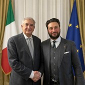 Complimenti al Piemonte dal ministro Tommaso Foti (qui con l'assessore regionale Riboldi)