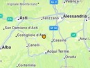 Scossa di terremoto oggi nell'Astigiano, a Bruno, con magnitudo 2.5, ipocentro a 19 chilometri di profondità